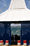 Mamoudzou, Grande-Terre / Mahore, Mayotte: boats in the bay - small belvedere on Rue du Commerce - photo by M.Torres