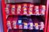 Gobi desert, southern Mongolia: colourful pieces of tissue inside a temple, Ongiin Khiid - photo by A.Ferrari