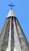 Mozambique / Moambique - Maputo / Loureno Marques / MPM : Church of Santo Antonio de Polana - the orange squeezer - Kwame Nkrumah street / igreja de Santo Antonio de Polana - o espremedor de laranjas (rua Kwame Nkrumah, antiga rua de Nevala) arquitecto: Nuno Craveiro Lopes - photo by M.Torres