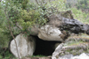 Siran Valley, NWFP, Pakistan: rocks where the Shia saint sat - photo by R.Zafar