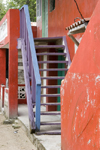 stairs - architecture detail - Isla Grande, Coln, Panama, Central America - photo by H.Olarte