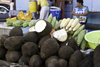 Santiago de Veraguas, Panama: yams for sale at El Mosquero market - photo by H.Olarte