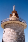 Freixedas (concelho de Pinhel): antigo moinho transformado em capela de Nossa Senhora de Fatima /  old mill turned into a kitsch chapel - photo by M.Durruti