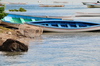 Baie aux Huitres, Rodrigues island, Mauritius: fishing boats at rest - Oyster bay - photo by M.Torres