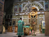 Russia - Alexandrov / Alexandrova Sloboda - Vladimir oblast: priest in the convent - photo by J.Kaman