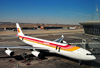 Johannesburg, Gauteng, South Africa: Iberia Airbus A340-313, EC-GHX 'Rosalia de Castro', cn 134, refuelling at a jet bridge in OR Tambo International / Johannesburg International Airport / Jan Smuts / JNB - Kempton Park, Ekurhuleni - photo by M.Torres