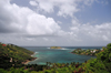 Anse Marigot, St. Barts / Saint-Barthlemy: looking towards Turtle island - Ile Tortue - photo by M.Torres