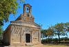 Uta / Uda, Cagliari province, Sardinia / Sardegna / Sardigna: rural church of Santa Maria - Chiesa di Santa Maria - built in the 12th century by the Benedictine monks of St. Victor Abbey, Marseille - photo by M.Torres