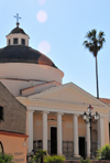 Oristano / Aristanis, Oristano province, Sardinia / Sardegna / Sardigna: Church of St. Francis of Assisi - neo-classical style - Chiesa di San Francesco - photo by M.Torres