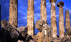 Sicily / Sicilia - Agrigento: Temple of Hercules - ruined columns - photo by W.Algwer