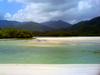 Guma River, Freetown Peninsula, Sierra Leone: the Guma estuary at River No.2 Beach - photo by T.Trenchard