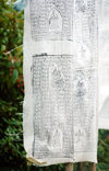 Sikkim - Gangtok: Buddhist prayer flags are made with block prints on cloth - photo by G.Frysinger