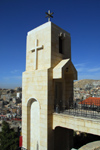 Saidnaya / Seydnaya - Rif Dimashq governorate, Syria: Holy Patriarchal Convent of Our Lady of Saidnaya - lift tower - photo by M.Torres / Travel-Images.com