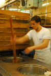 Damascus, Syria - Souq Al Hamidiyeh - making ice-cream - Backdach ice-cream parlour - photo by M.Torres / Travel-Images.com