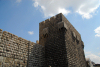 Damascus, Syria: tower on the walls of the Old City, facing Sa'd Zagloul street - western walls - photo by M.Torres