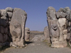 Hattusa / Hattusha / Hattusas, Bogazkoy - orum province, Black Sea region, Anatolia, Turkey: ancient Hittite capital - the Lions' gate - Unesco world heritage site - photo by A.Slobodianik