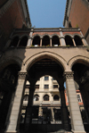 Istanbul, Turkey: arches - view from the Catholic church of St Antoine to Istiklal Caddesi - photo by M.Torres