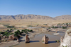 Hasankeyf / Heskif, Batman Province, Southeastern Anatolia, Turkey: river Tigris - ruins of the old Artukid bridge and the new bridge - emn Dicle - Dicle Nehri - photo by W.Allgwer