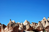 Cappadocia - Greme, Nevsehir province, Central Anatolia, Turkey: bizarre tufa formations in the Devrent valley, aka Imaginery Valley or Pink Valley - toy mountains - photo by W.Allgwer