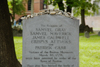 Boston, Massachusetts, USA: grave of the victims of the Boston Massacre in the Granary Burying Ground - in 1770 five colonial civilians were killed following an attack against the British troops - photo by C.Lovell