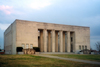 Jackson, Mississippi, USA: War Memorial Building - architect E.L. Malvaney - 'Peace shall come to those who strive for peace' - photo by M.Torres