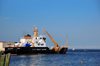 Rockland, Maine, New England, USA: Coast Guard Cutter Abbie Burguess (WLM 553) - used for deplyment and maintenance of lighted and unlighted floating aids - photo by M.Torres