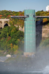 Niagara Falls, New York, USA: Prospect Point Park observation tower - four elevators allow access to the base of the gorge and the Maid of the Mist boat ride - photo by M.Torres